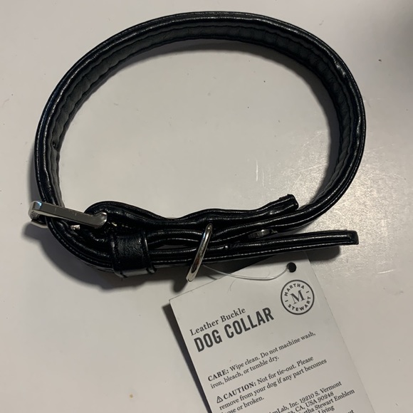 🎉HP🎉 Martha Stewart leather dog collar - Picture 5 of 5